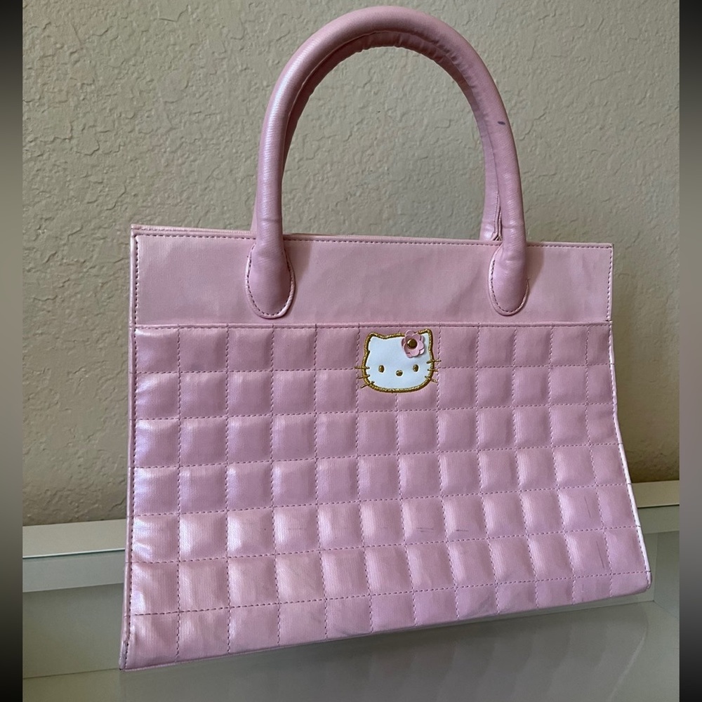 Pearly Pink Hello Kitty Tote Bag